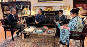 Ambassador Asim Iftikhar Ahmad meeting with UN Under-Secretary-General Armida Salsiah Alisjahbana