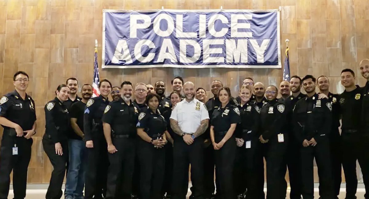 NYPD Police Academy platoon commander Lt. Jose Caraballo retirement